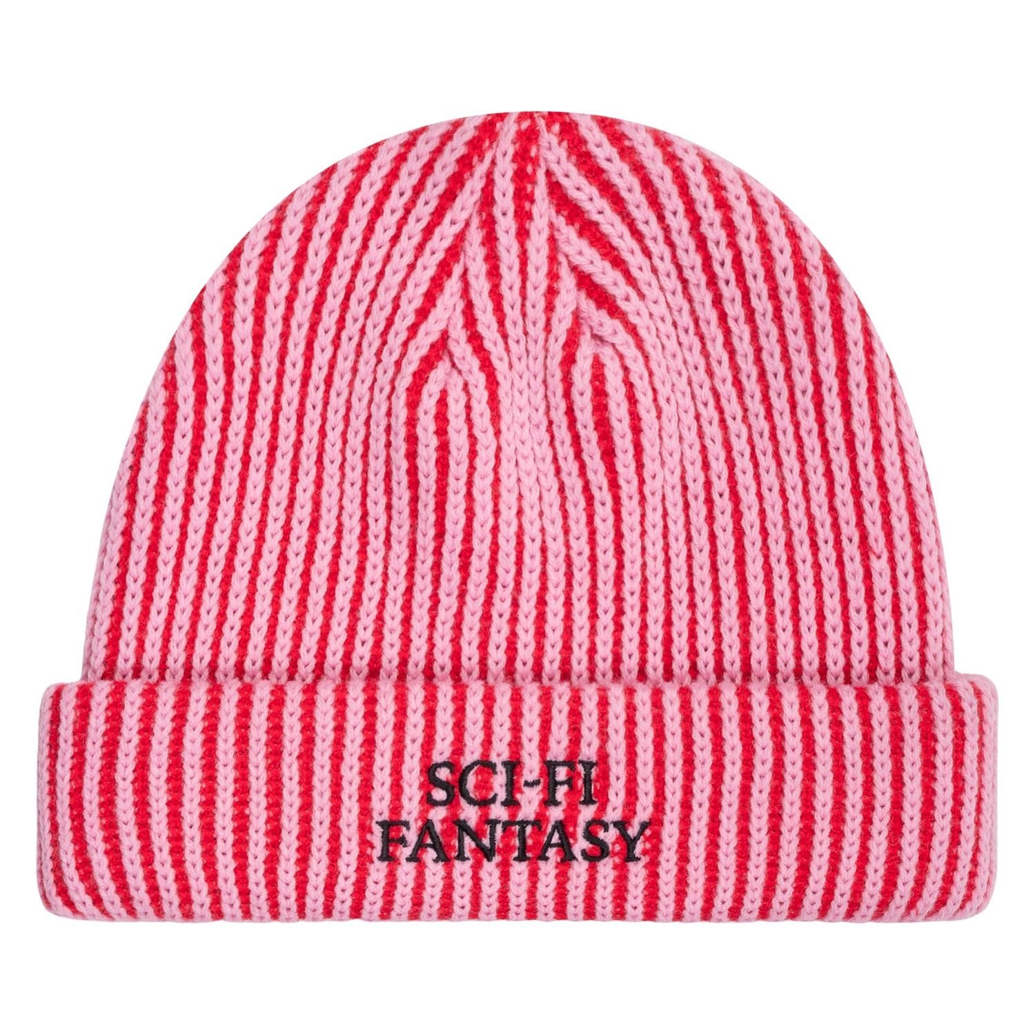 Sci-Fi Fantasy - Fantasy Logo Beanie - Pink/Dark Red