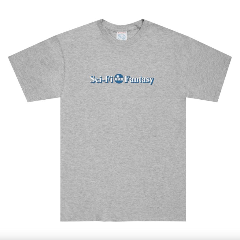 Sci-Fi Fantasy - Desk Logo Tee - Heather Grey