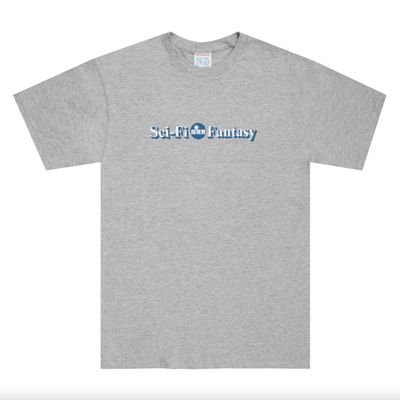 Sci-Fi Fantasy - Desk Logo Tee - Heather Grey