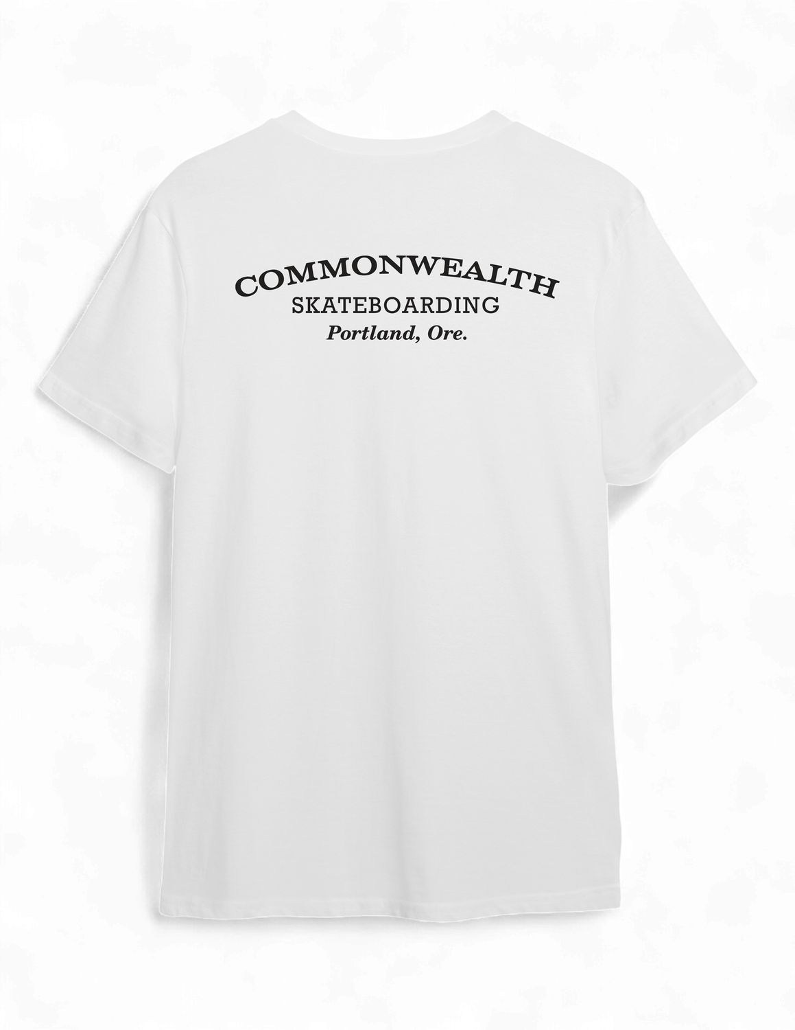 Commonwealth Center Script T-Shirt - White