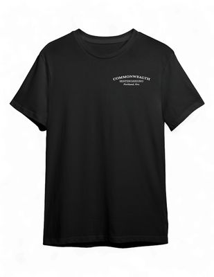 Commonwealth Pocket Script T-Shirt - Black