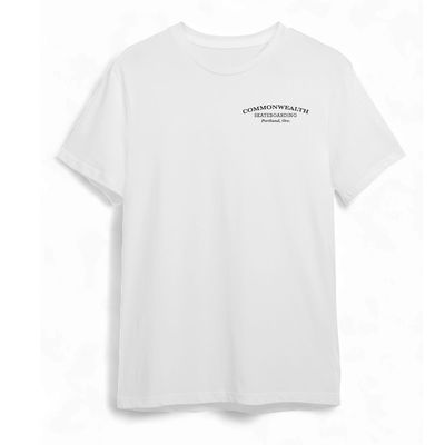 Commonwealth Pocket Script T-Shirt - White