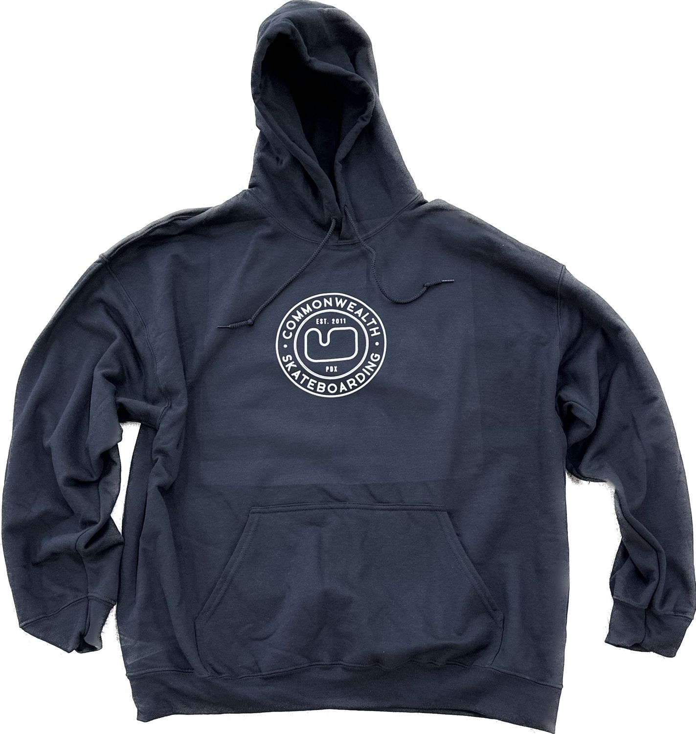 Commonwealth Park Logo Hoodie, Color: Black, Size: Small
