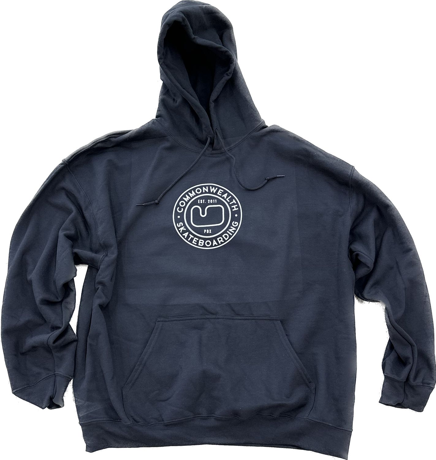 Commonwealth Park Logo Hoodie, Color: Black, Size: Small