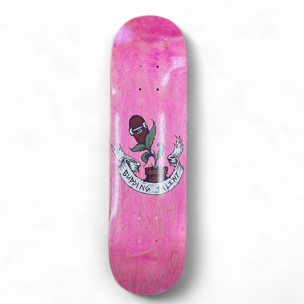 Bacon 'Budding Talent' Mini Skate Deck 7.3