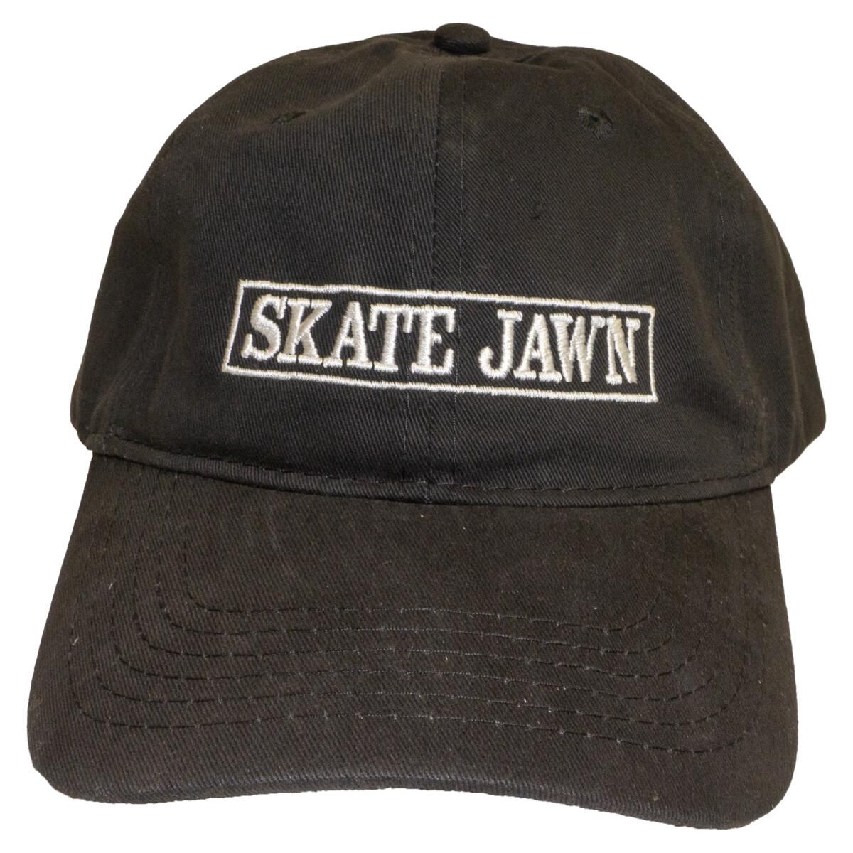 Skate Jawn - Cover Box 6 Panel Hat- Black