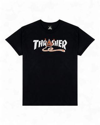 Thrasher X Toy Machine - Pyramid - Tee - Black