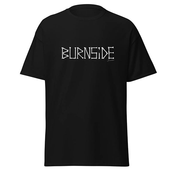 Burnside Bones Logo Tee - Black
