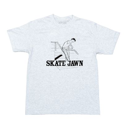 Skate Jawn - Handrail Tee - Ash