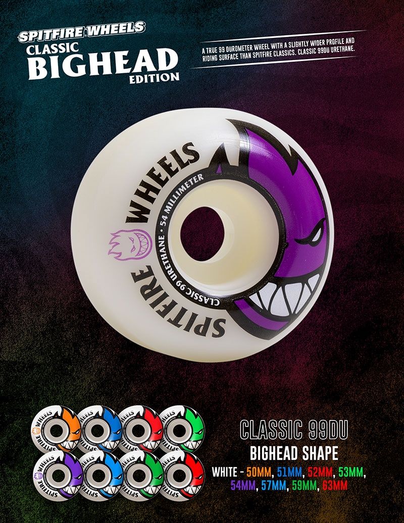 Spitfire - Classic Bighead 99d Wheels (Set of 4)