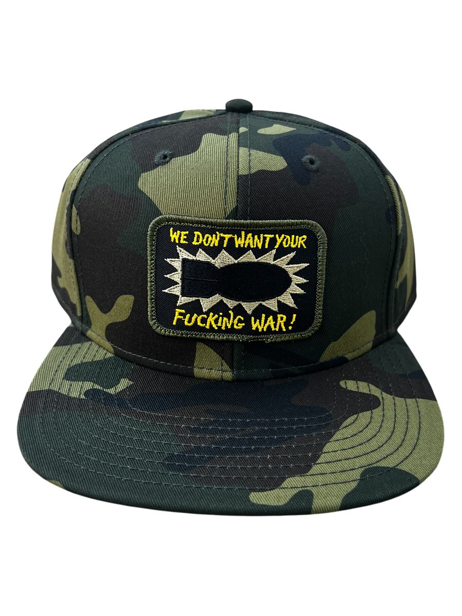 Lovesick - Fuck War - Camo Hat