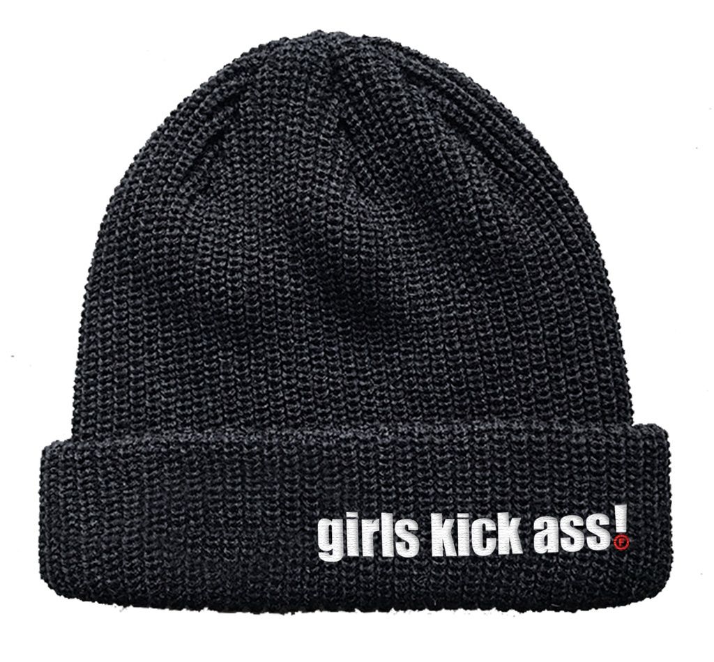 Foundation - Girls Kick Ass Beanie Black