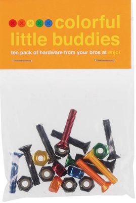 Enjoi Colorful Little Buddies  7/8" Phillips Hardware
