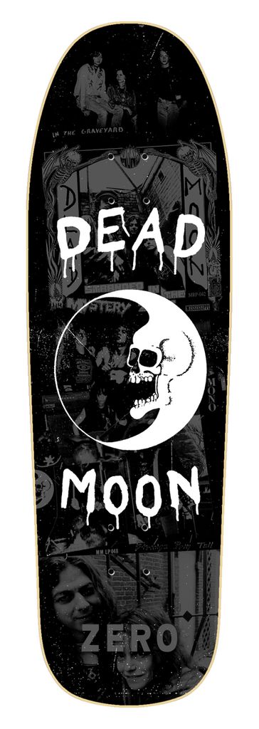 Zero - Dead Moon Collage Shape Deck 9.25