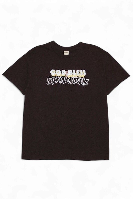 FA - God Bless FA Tee Black