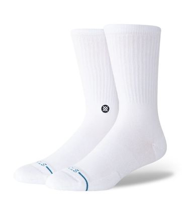 Stance Icon Crew Sock - White