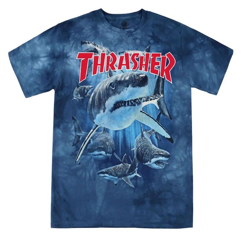 Thrasher - Shark T-Shirt - Blue