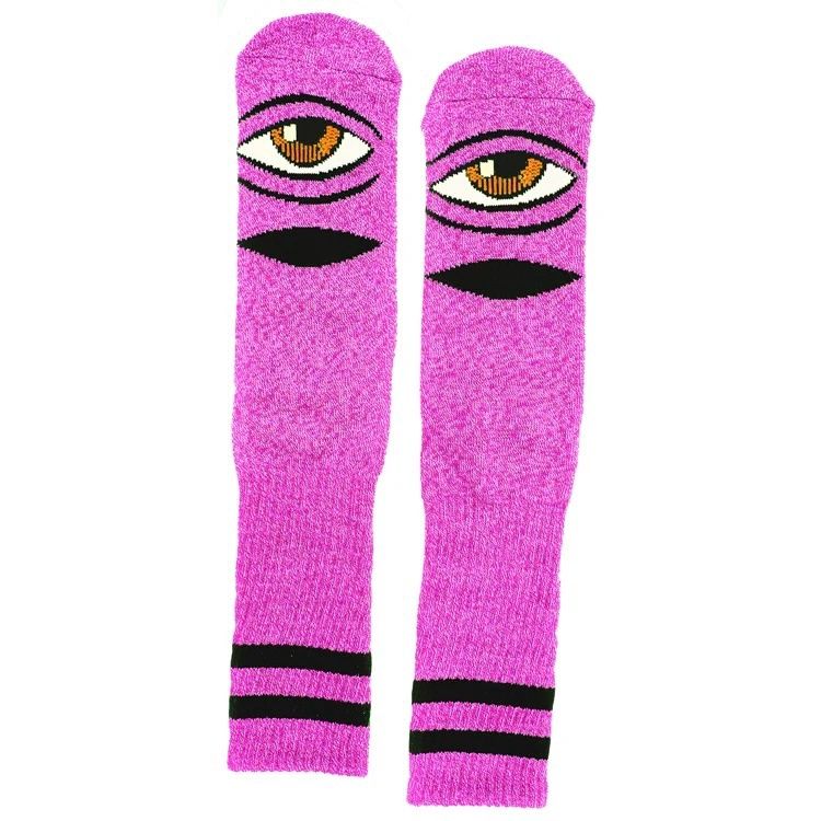 Toy Machine - Heather Sect Eye Sock (Neon Pink)