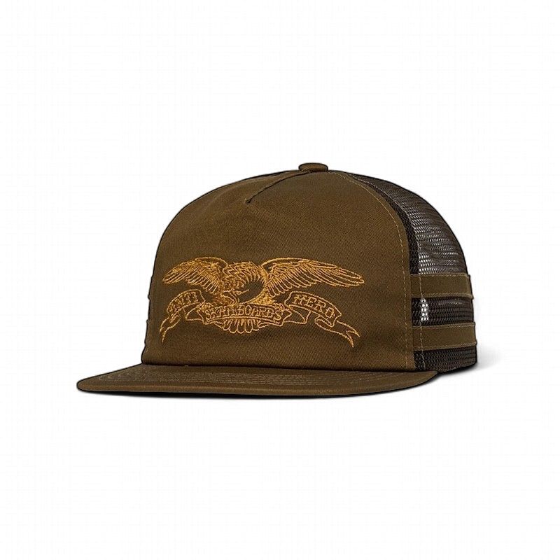 Anti-Hero - Basic Eagle Snapback Hat brown/Brown