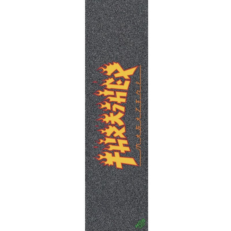 Mob - 9" Thrasher Monster Flame Skateboard Grip Tape (Single Sheet)