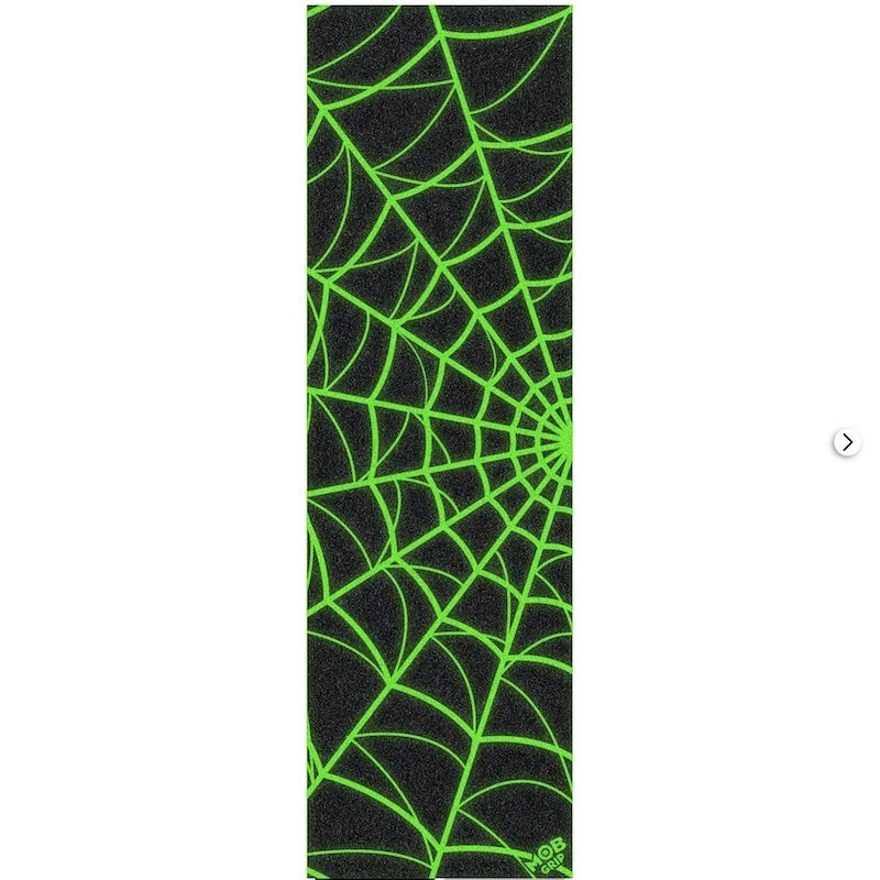 Mob - 10" Web Glow in the Dark Skateboard Grip (Single Sheet)