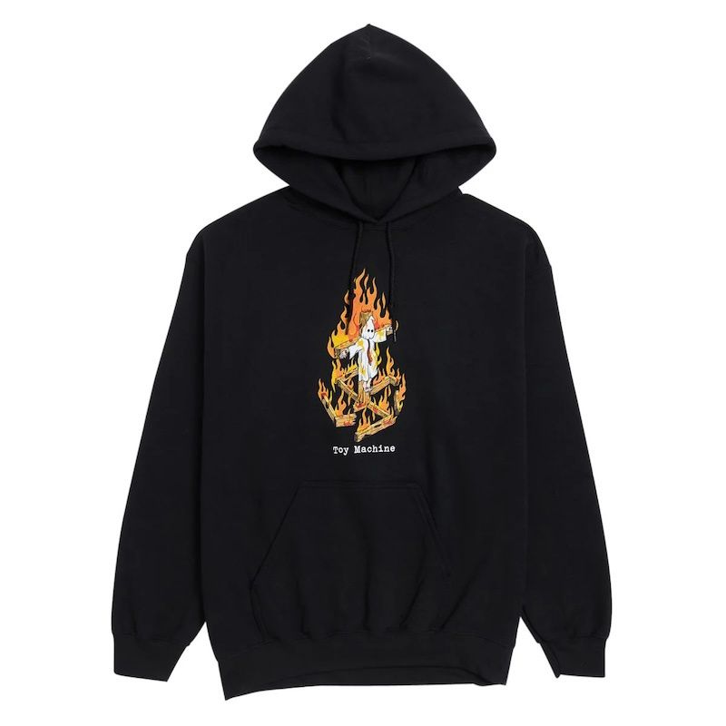 Toy Machine Charred Cross Hoodie - Black