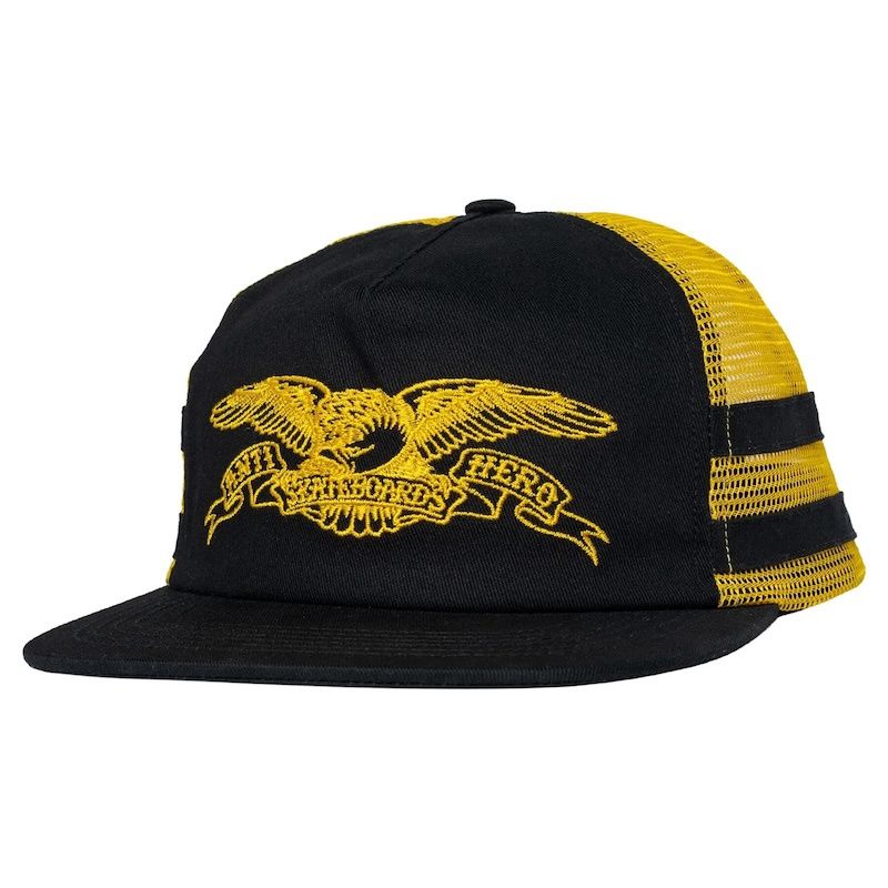 Anti-Hero - Basic Eagle SnapBack Hat (Black/Yellow)