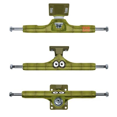 Slappy - ST1 Hollow Trucks - Pickle Green (Set of 2)