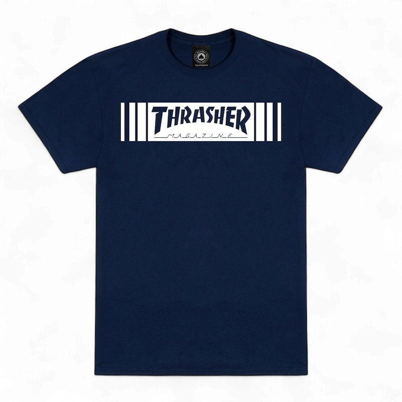 Thrasher - Bar T-Shirt (Navy)