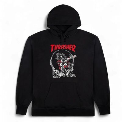 Thrasher - Outlaw 2-Tone Hoodie (Black)