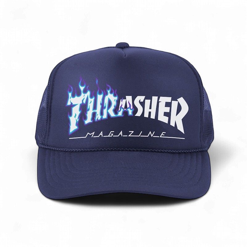 Thrasher - Ignite Trucker Hat (Navy)