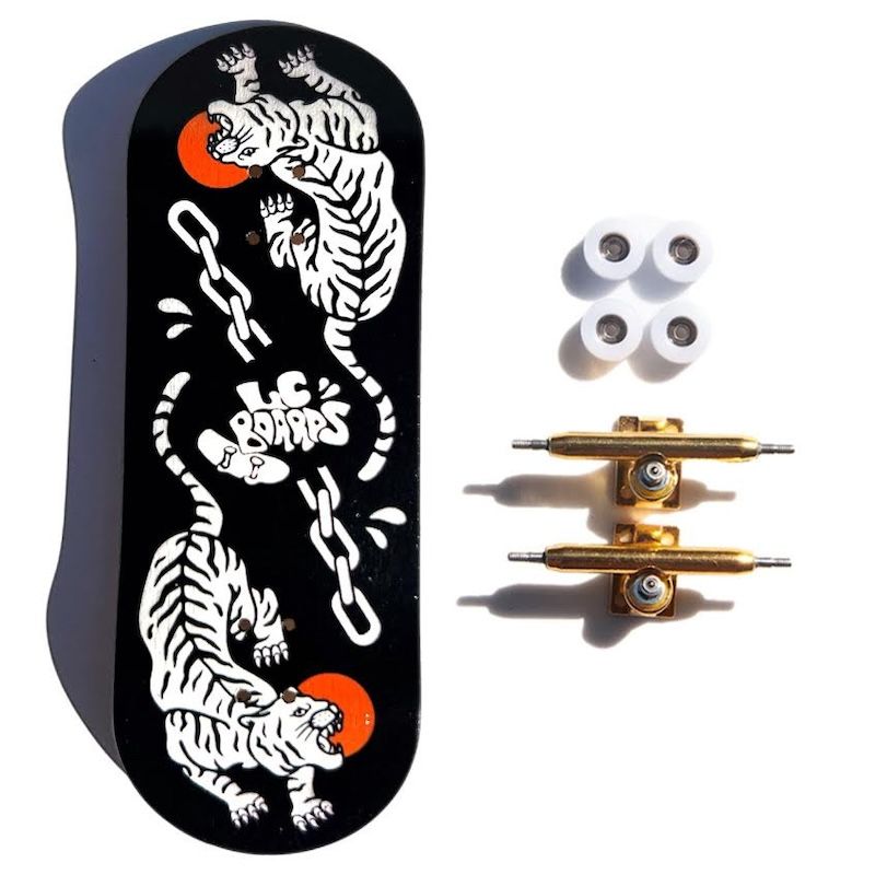 LC Boards Tiger 98x34 Complete Fingerboard