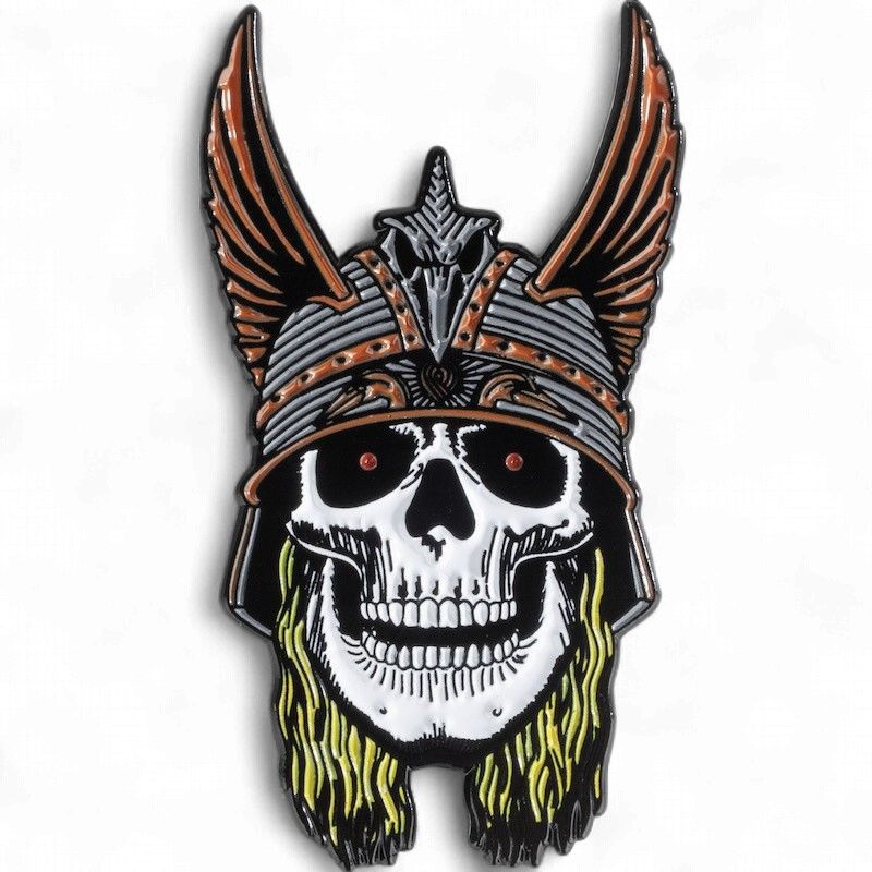 Powell Andy Anderson Skull Lapel Pin