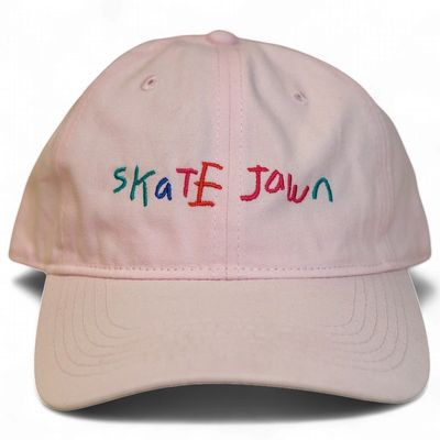 Skate Jawn - Crayon Dad Hat - Light Pink