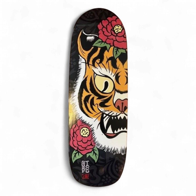Fixer x Taco Surf Tiger Snub Nose shaped 10" Deck *Limited
