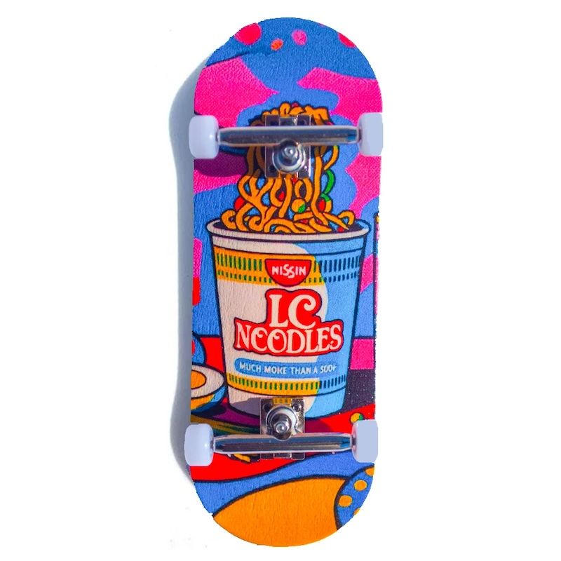 LC Boards Snack Series Noodles 98x34 Fingerboard, Style: Complete