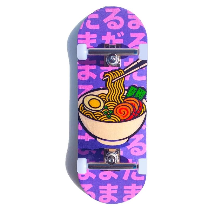 LC Boards Snack Series Ramen 98x34 Fingerboard, Style: Complete