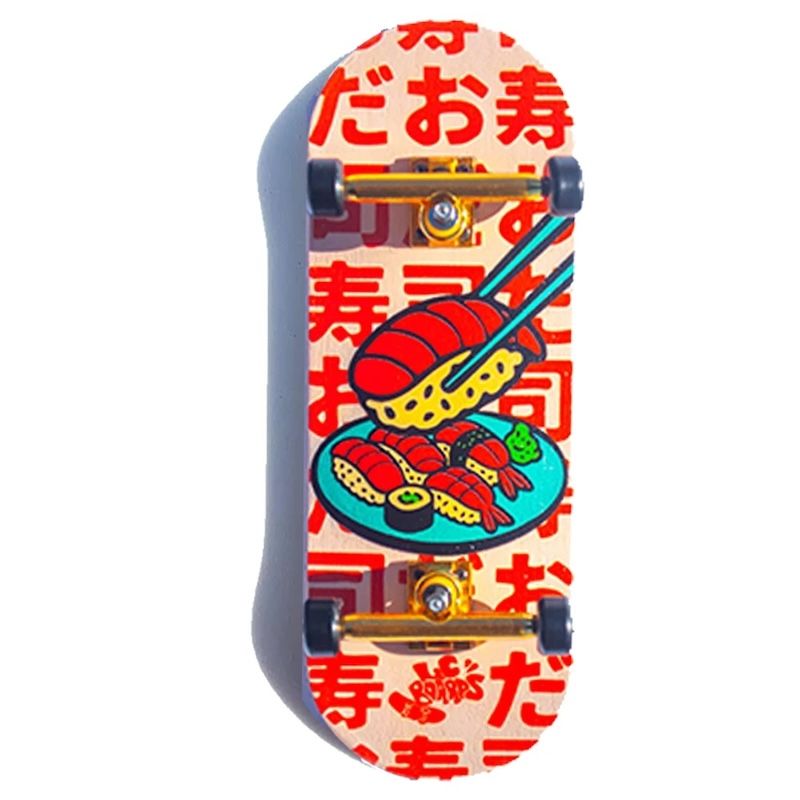 LC Boards Snack Series Sushi 98x34 Fingerboard, Style: Complete