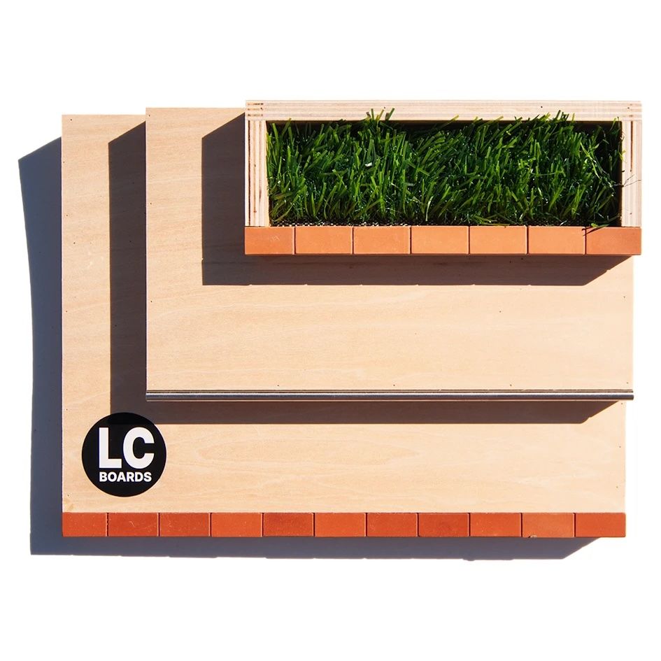 LC Boards 3 Block Plaza Ramp Wood