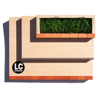 LC Boards 3 Block Plaza Ramp Wood