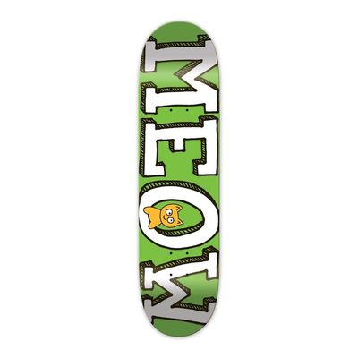 Meow - Team Logo Green Deck 8.25