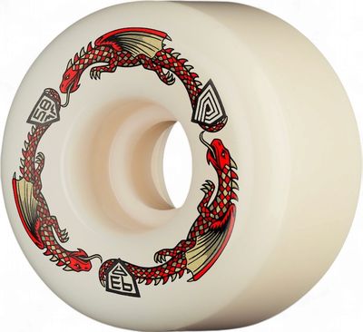 Powell - Dragons 93a - V7 Shape Dragon Formula Red Wheels (Set of 4)