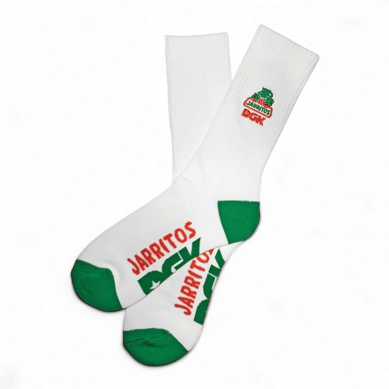 DGK x Jarritos Botella Socks (White)