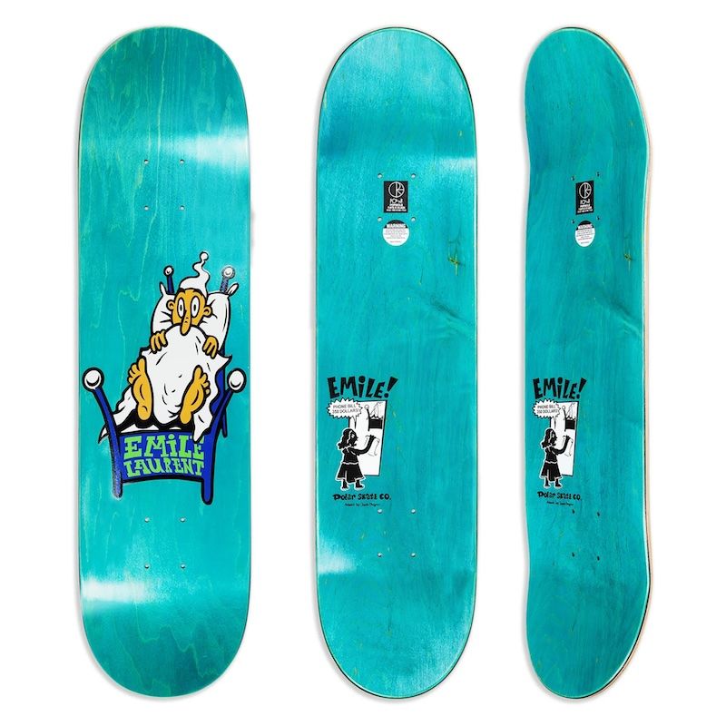 Polar - Emile Laurent Trash Can Deck Oops! 8.5 Short