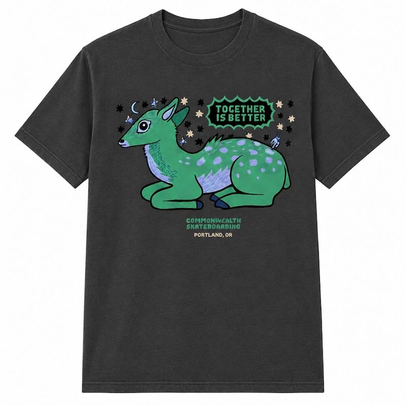 Commonwealth Together is Better T-Shirt (Charcoal)