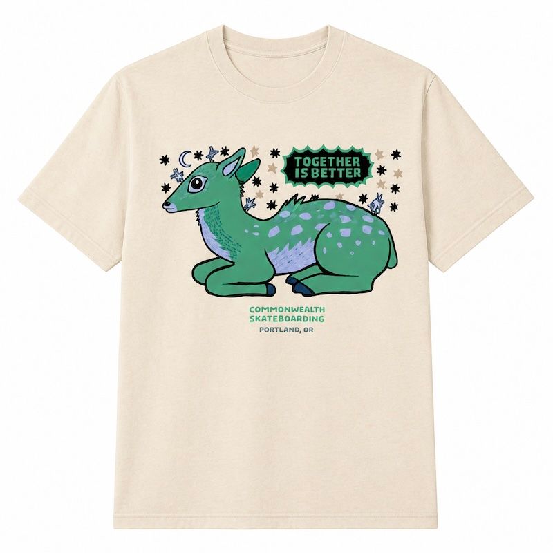 Commonwealth Together is Better T-Shirt (Natural/Ecru)