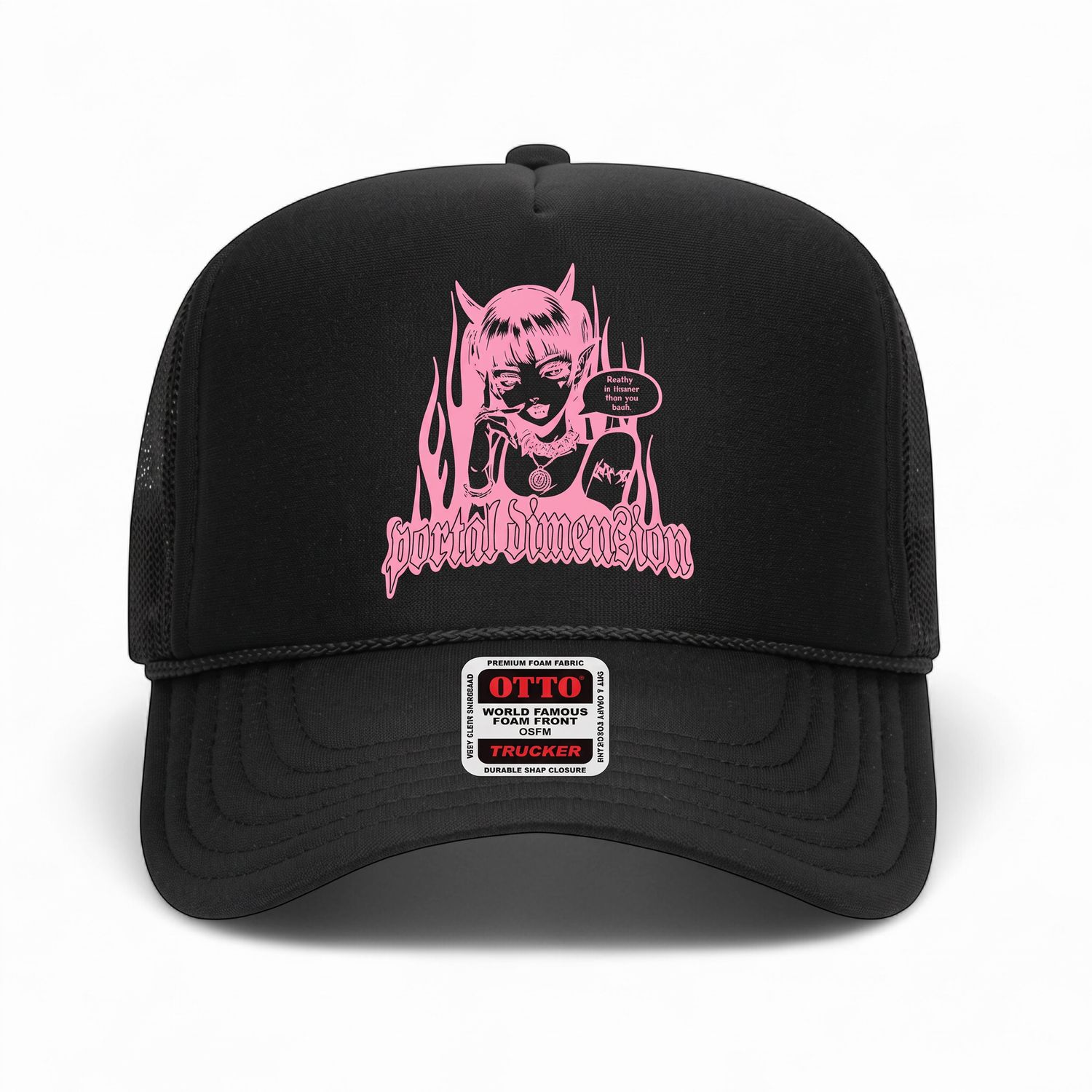 Portal Dimension - Anime Girl Foam Trucker Hat
