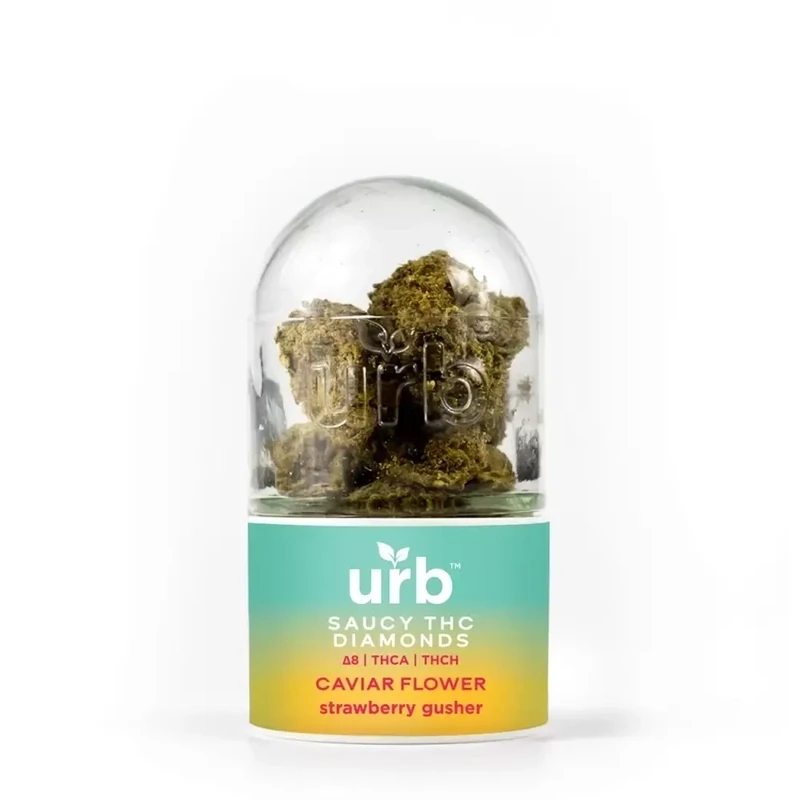 Saucy THC Diamonds Caviar Flower – Strawberry Gusher