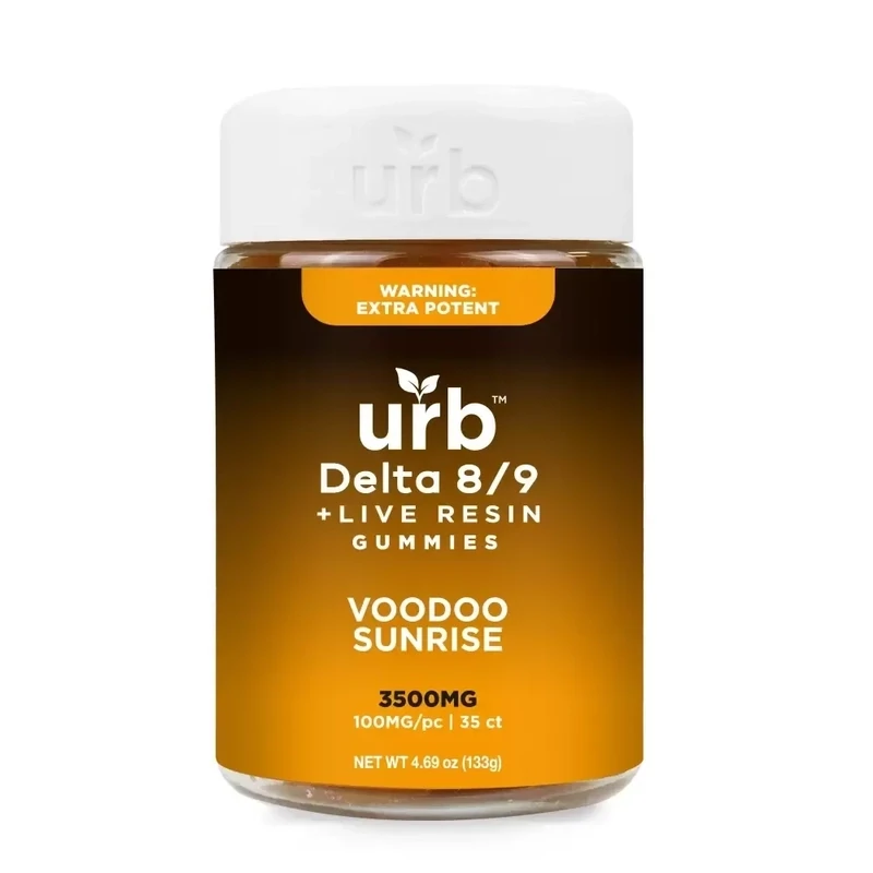D8/D9 THC Gummies 3500MG – Voodoo Sunrise