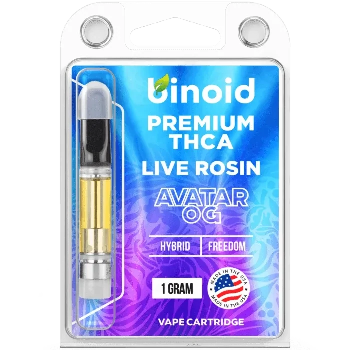 THCA VAPE CARTRIDGE – LIVE ROSIN - Avatar OG